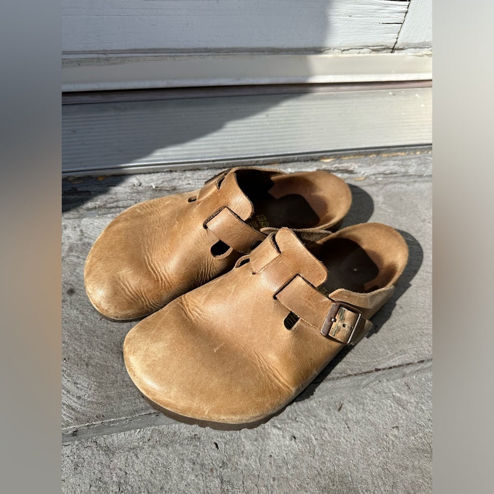 Birkenstock Boston Oiled Leather - Size EU 42